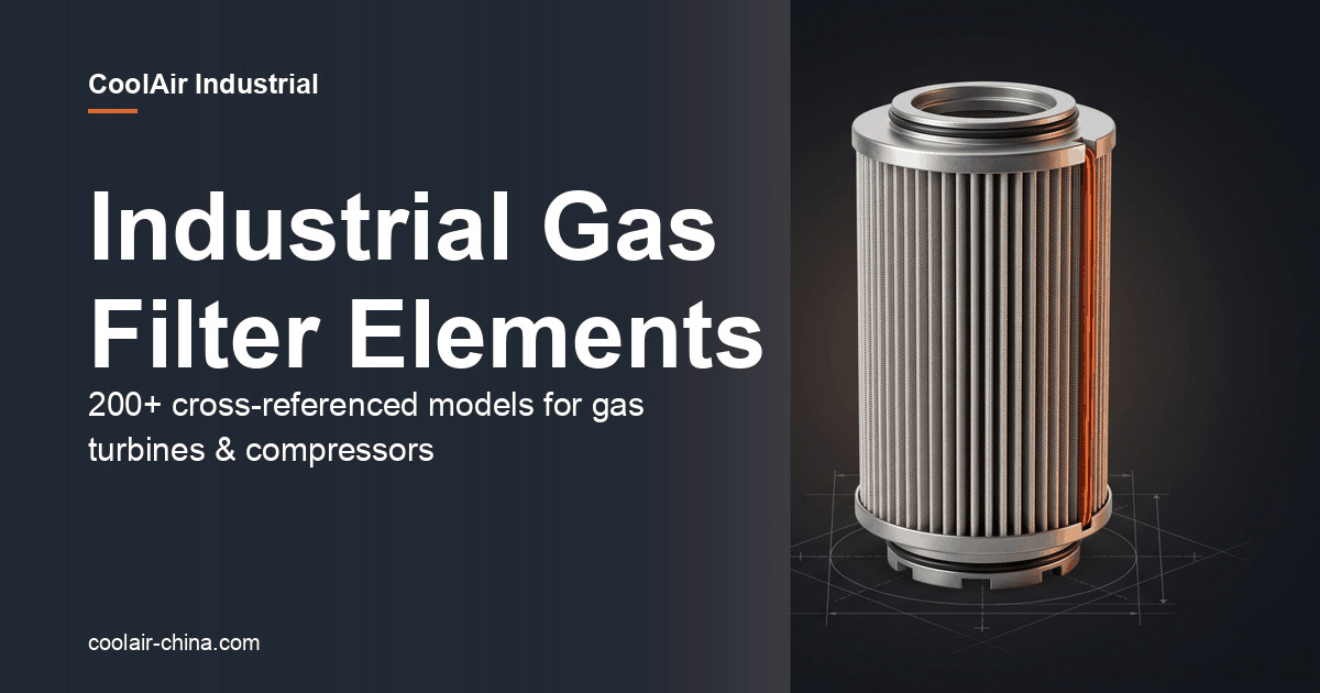 Industrial Gas Filter Elements for Gas Turbines and Compressors — CoolAir Industrial